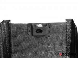 FIAT 500 Rear Diffuser in Carbon Fiber - Estremo Aerography - Red Candy